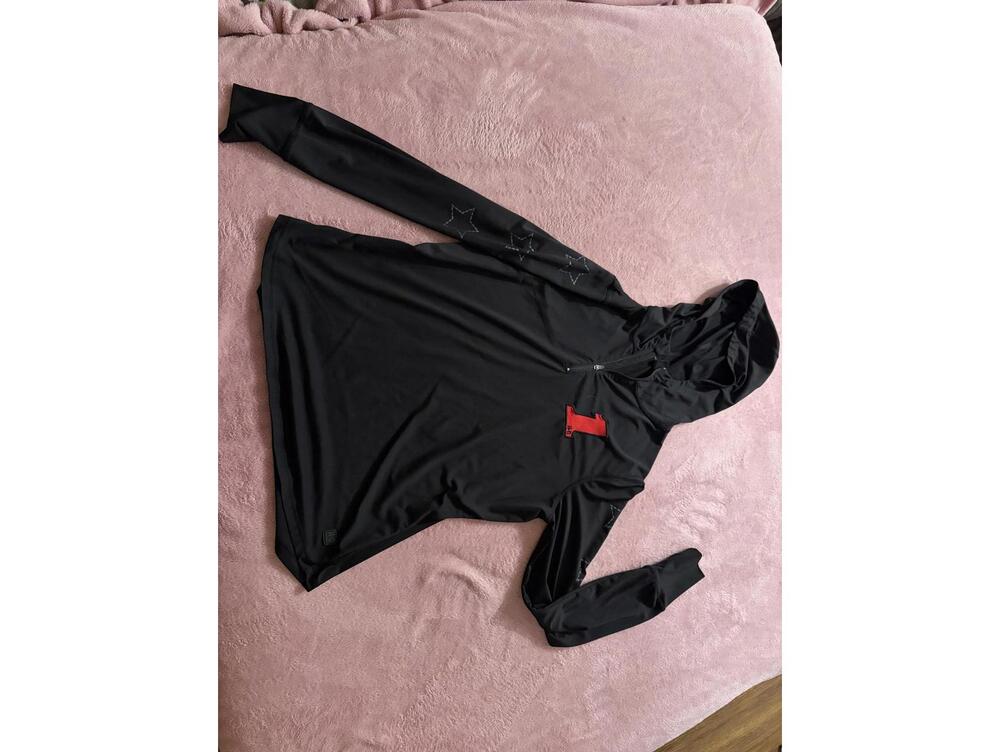 Harley-Davidson Black Performance Hoodie with Red Logo